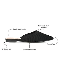 Journee Collection Women's Aniee Knit Mules