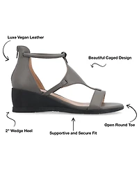 Journee Collection Women's Trayle Wedge Sandals