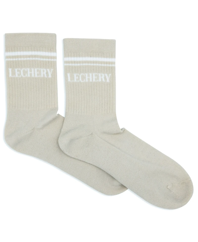 Lechery Women's Varsity Striped Crew Socks