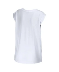 Women's Wear by Erin Andrews White Boston Red Sox Greetings From T-shirt