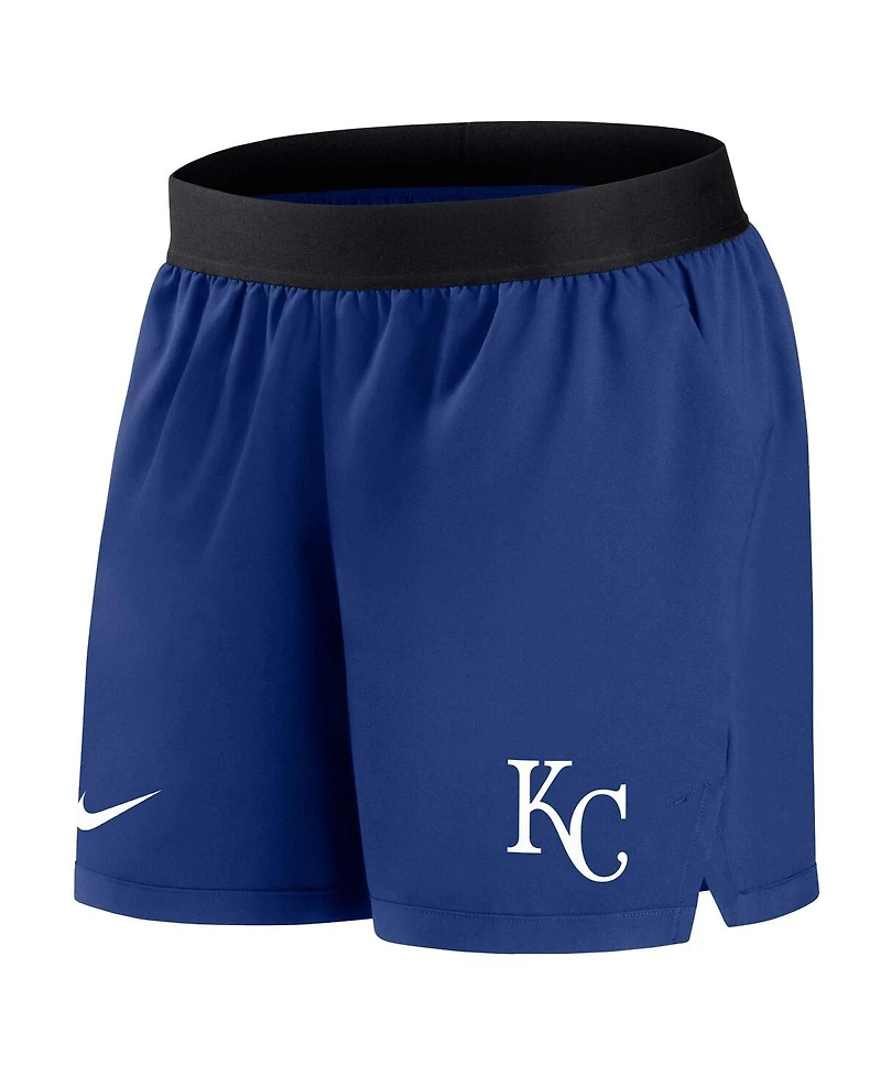 Women's Nike Royal Kansas City Royals Authentic Collection Team Performance Shorts