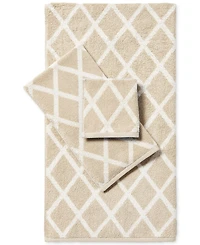 Lauren Ralph Sanders Diamond Cotton Bath Towel, 30" x 56"