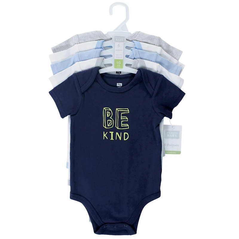 Hudson Baby Baby Boys Hudson Cotton Bodysuits
