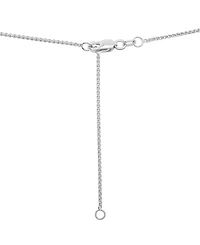 Diamond Pave Teardrop 18" Pendant Necklace (1 ct. t.w.) in 14k White Gold