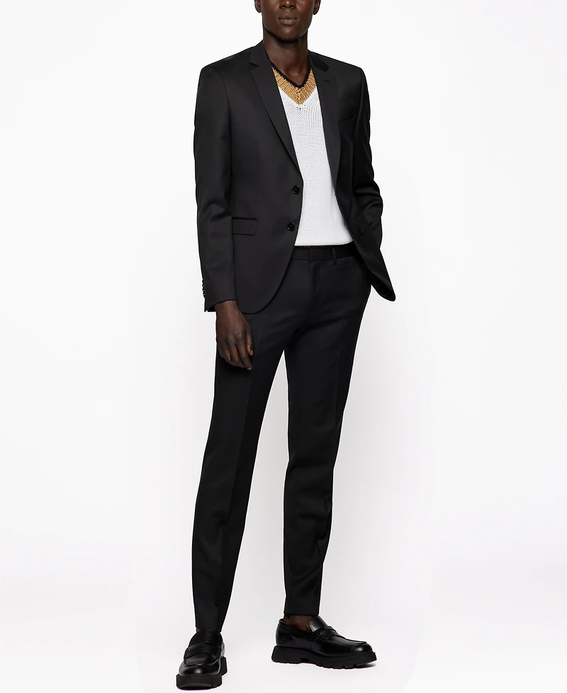 Boss by Hugo Men's Virgin-Wool Extra-Slim-Fit Suit Jacket