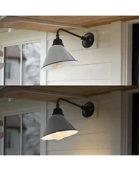 Croydon 9.63" 1-Light Farmhouse Industrial Indoor
