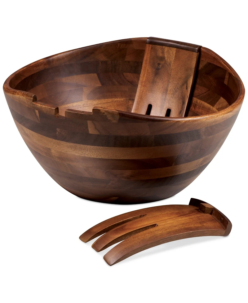 Heritage Collection by Fabio Viviani Acacia Wood 3-Piece Salad Set