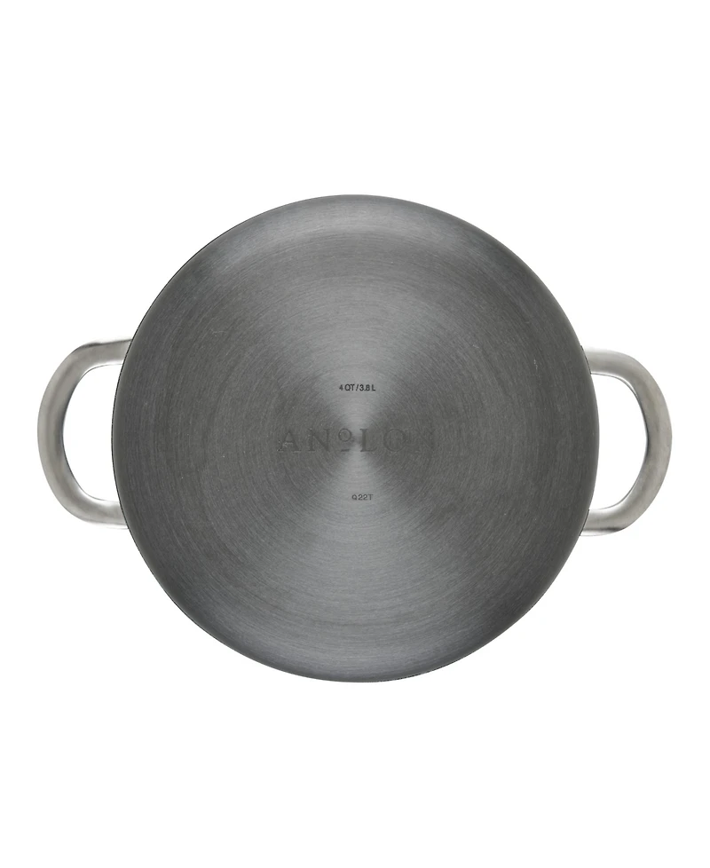 Anolon Achieve Hard Anodized Nonstick 4 Quart Saucepot with Lid