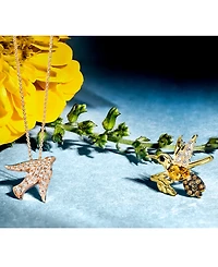 Le Vian Cinnamon Citrine (1/2 ct. t.w.), Nude Diamonds (1/6 ct. t.w.), Chocolate Diamonds (1/6 ct. t.w.) & Blackberry Diamonds (1/6 ct. t.w.) Hummingb