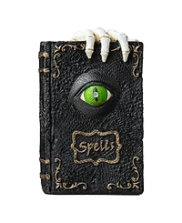 Glitzhome 7.75" H Halloween Lighted Ghostbuster Resin Book