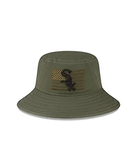 Men's New Era Green Chicago White Sox 2023 Armed Forces Day Bucket Hat