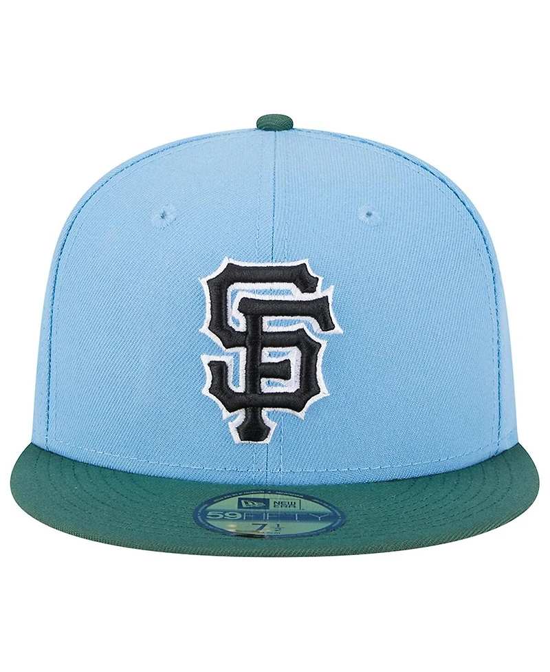 Men's New Era Sky Blue, Cilantro San Francisco Giants 2002 World Series 59FIFTY Fitted Hat