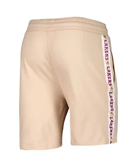 Men's Concepts Sport Tan Los Angeles Lakers Team Stripe Shorts