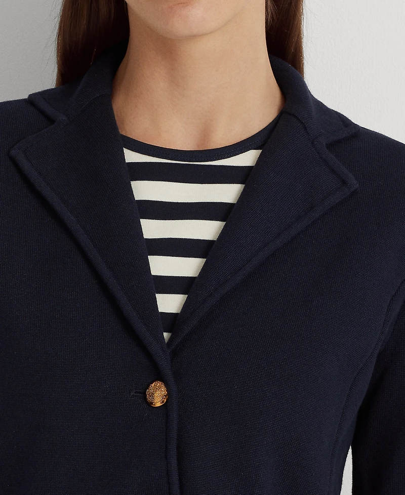 Lauren Ralph Sweater-Knit Blazer