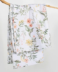 Levtex Viviana Watercolor Floral Quilted Throw, 50" x 60"