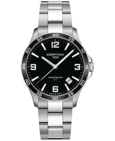 Certina Men's Swiss Ds-8 Stainless Steel Bracelet Watch 42mm