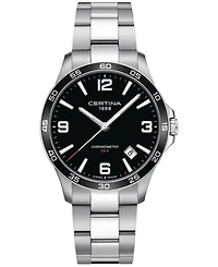 Certina Men's Swiss Ds-8 Stainless Steel Bracelet Watch 42mm