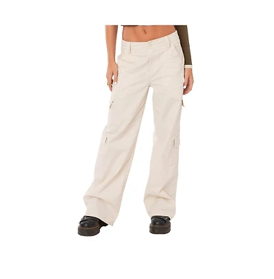 Edikted Women's Cargo Pants With Pockets