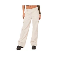 Edikted Women's Cargo Pants With Pockets