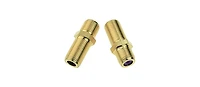 Rca RG6 to RG59 Feed Thru In-Line Connectors - 2 Pack