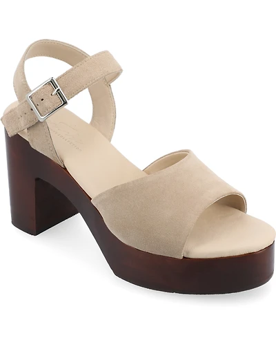 Journee Signature Women's Katana Platform Sandals