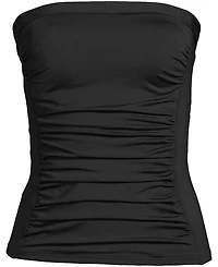 Lands' End Women's Bandeau Tankini Swimsuit Top