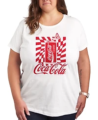 Hybrid Apparel Trendy Plus Coca Cola Graphic T-shirt