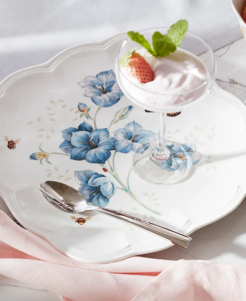 Lenox Butterfly Meadow Square Dinner Plates, Set of 4