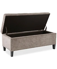 Catarina Fabric Storage Bench