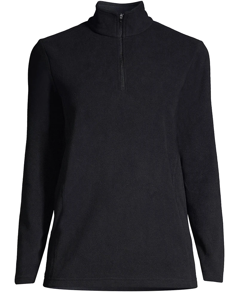 Lands' End Plus Anyweather Fleece Quarter Zip Pullover