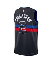Men's Jordan Cade Cunningham Black Detroit Pistons Statement Edition Swingman Jersey