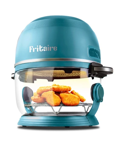 Fritaire Self Cleaning Glass Bowl Air Fryer Set, 4 Piece
