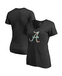 Women's Fanatics Black Alabama Crimson Tide Lovely V-Neck T-shirt