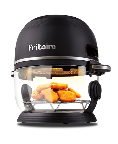 Fritaire Self Cleaning Glass Bowl Air Fryer Set, 4 Piece