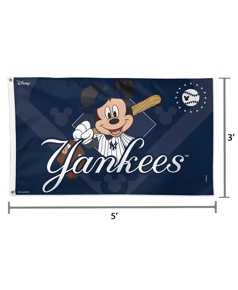Wincraft New York Yankees Single-Sided 3' x 5' Deluxe Disney Flag