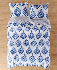 Levtex Vintage-Like Blossom Reversible 3-Pc. Quilt Set, Full/Queen