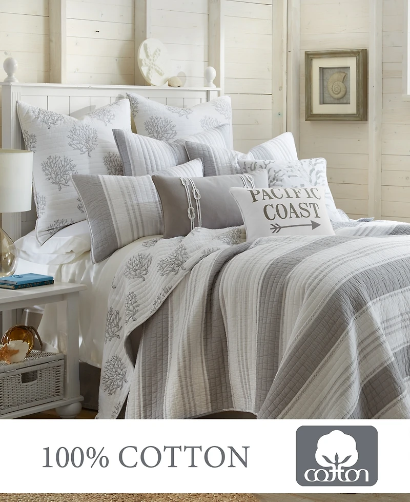 Levtex Nantucket Reversible 3-Pc. Quilt Set