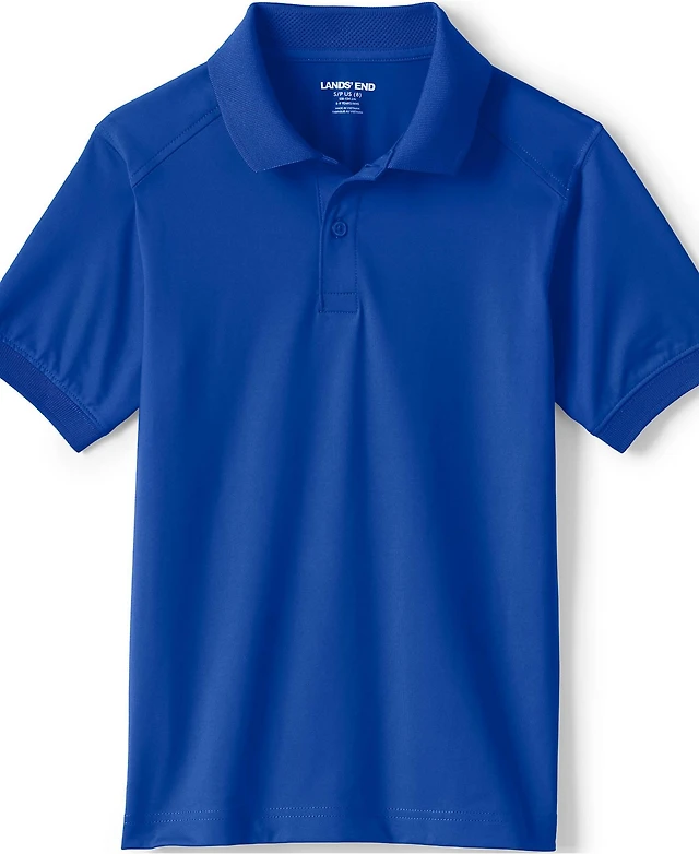 Shop Lands' End School Uniform Men's Rapid Dry Long Sleeve Modern