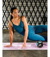 Yoga Strong High Density Ridged Foam Roller for Muscle Soreness & Tightness