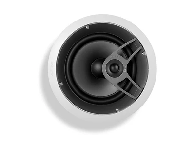 In-ceiling loudspeaker with 8-inch driver - White