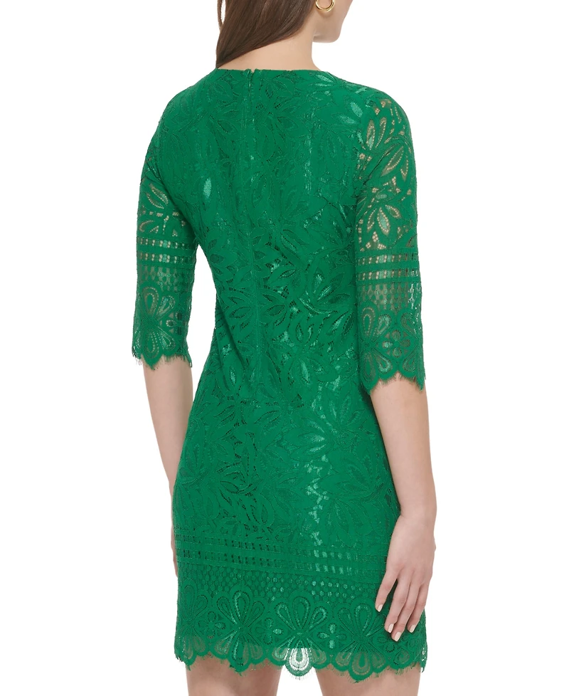 kensie Lace Sheath Dress