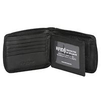 Club Rochelier Men's Zip Around Billfold Wallet