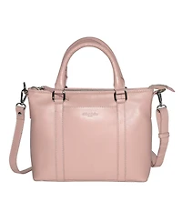Club Rochelier Leather Crossbody Bag with Top Handles