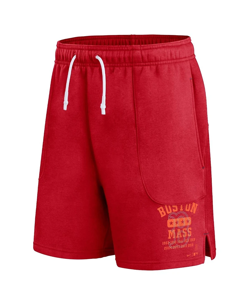 Men's Nike Red Boston Sox Statement Ball Game Shorts