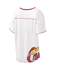 Women's Starter White St. Louis Cardinals Perfect Game V-Neck T-shirt