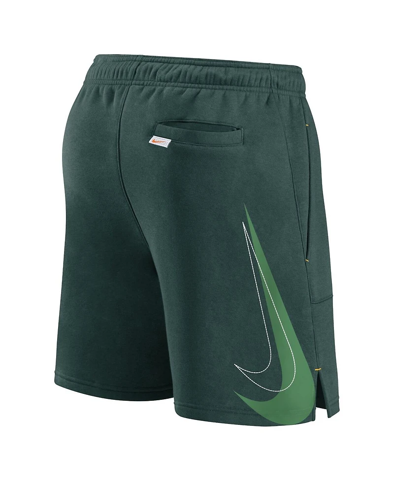 Men's Nike Green Oakland Athletics Statement Ball Game Shorts