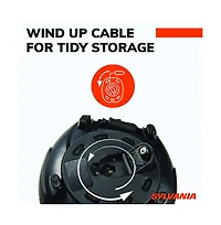 Sylvania Basic Portable Tire Inflator - Analog Dial Gauge - 3 Piece Adapter Set for Sports Balls, Vehicle Tires, Bike Tires, and Inflatable Toys