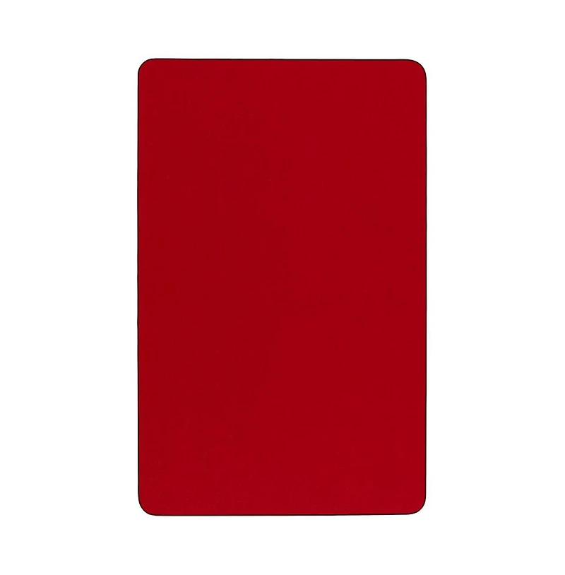 Emma+Oliver 30X72 Rectangle Laminate Adjustable Activity Table