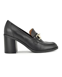 Nine West Women's Koolo Bit Slip-On Block Heel Loafers