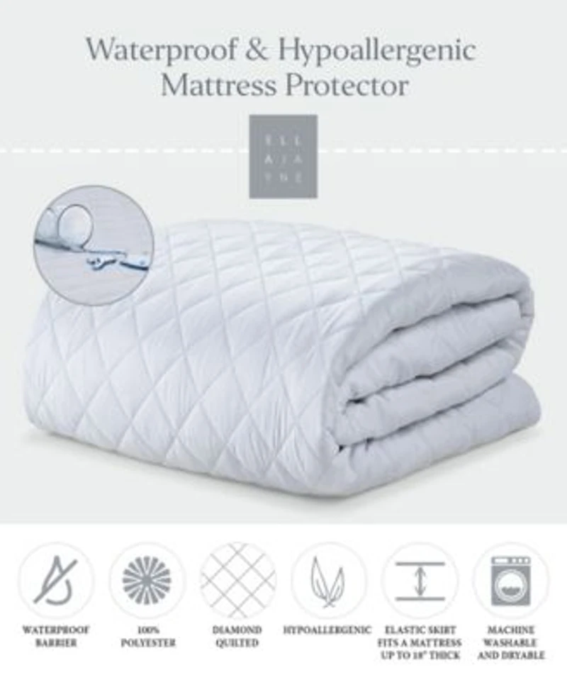 Ella Jayne Water Resistant Mattress Pillow Protector Bundle